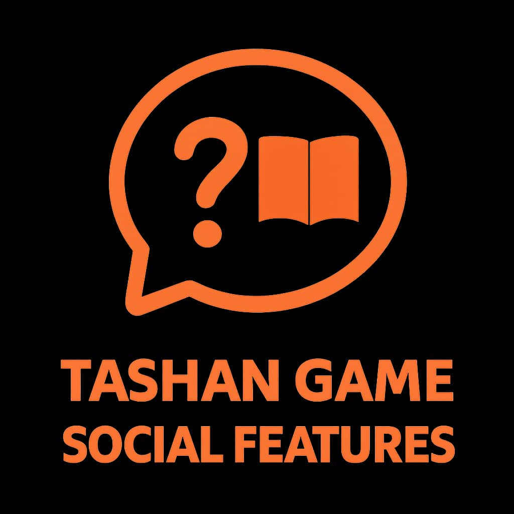 An icon illustrating Tashan Game Social Features, symbolizing support and guidance.